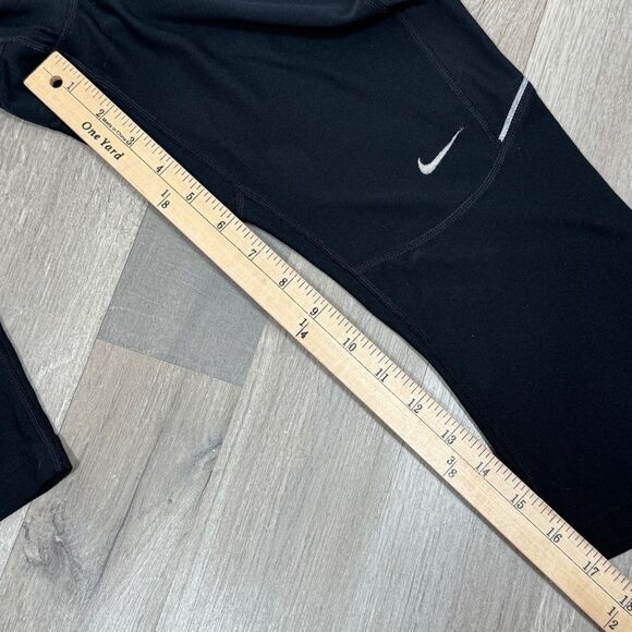 Nike Dri Fit Filament Running Capri Crop Leggings Black Small 519841-010 - Picture 10 of 11